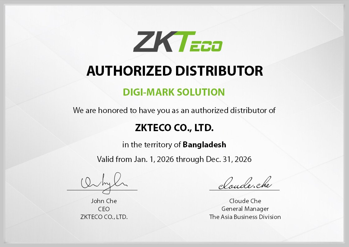 ZKTeco Authorized Distributor in Bangladesh