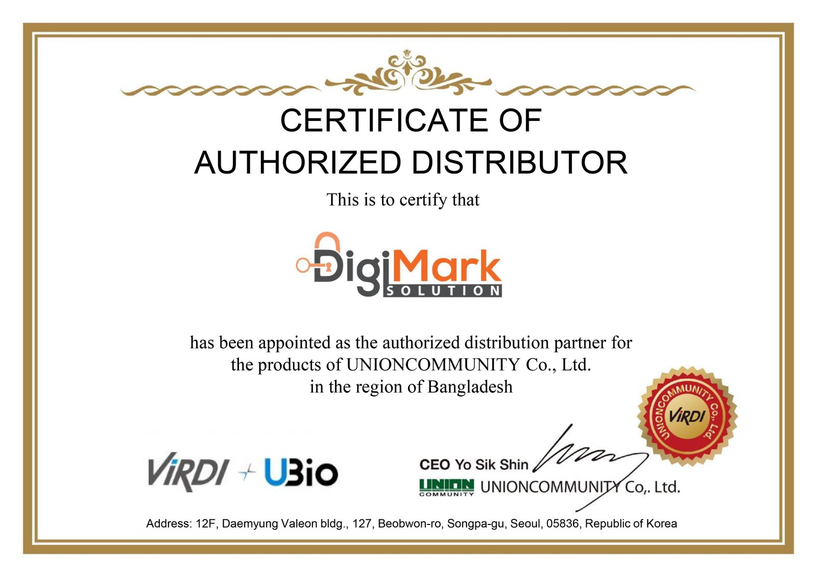 Authorized ViRDI & UBio Distributor in Bangladesh