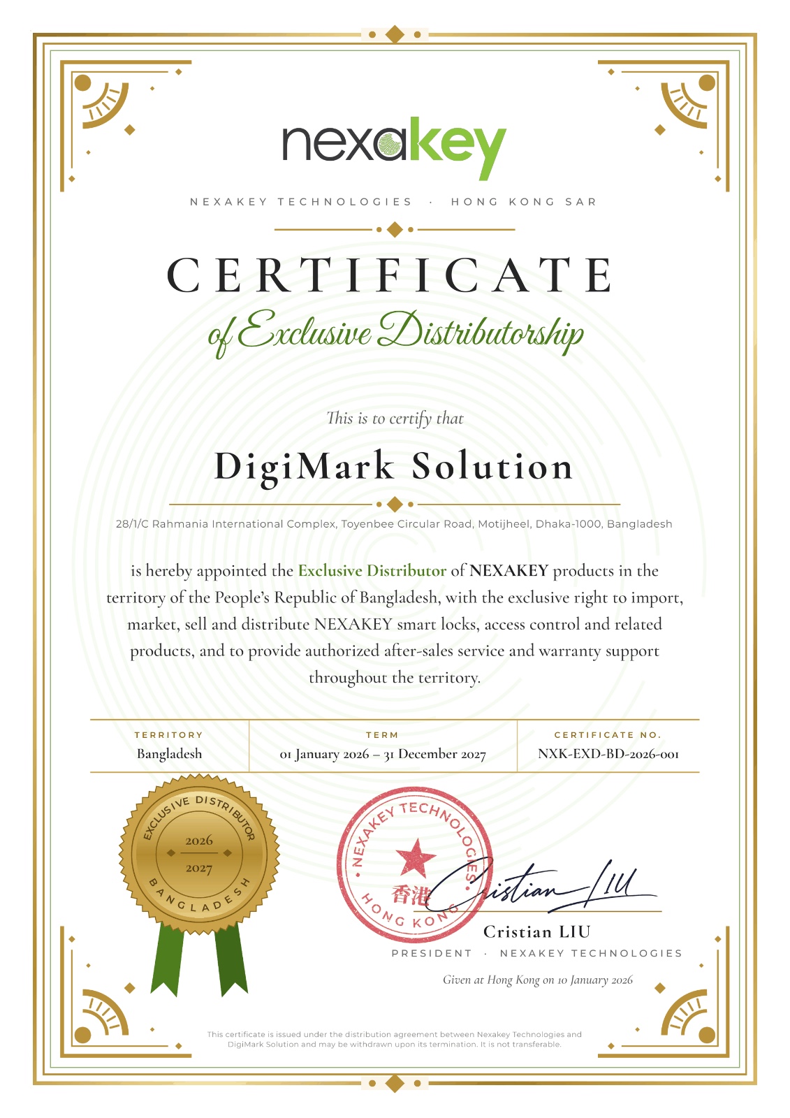 Nexakey Exclusive Distributor DigiMark Solution 2026