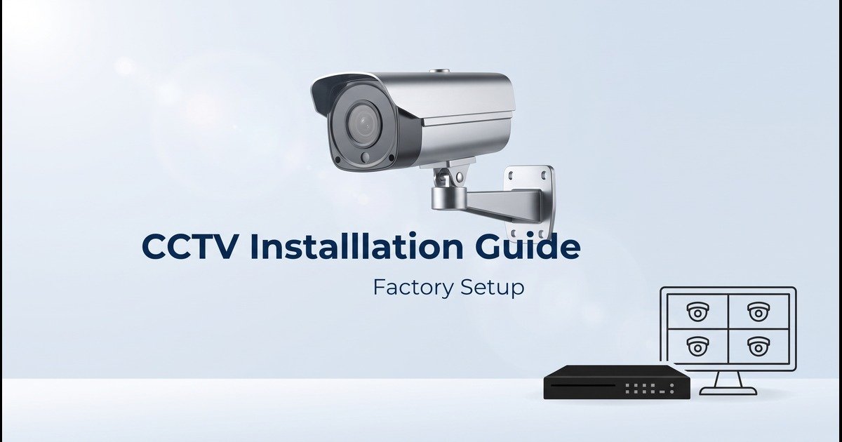 Factory CCTV Camera Installation Guide 