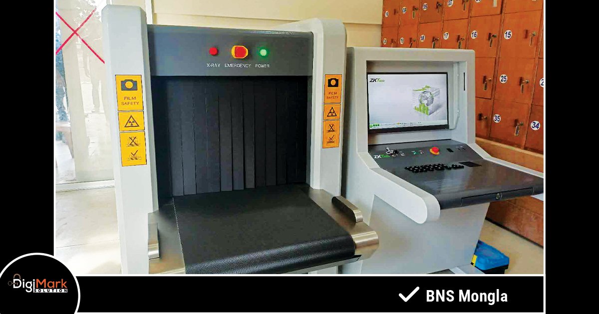 BNS Mongla Security Screening Solution with ZKTeco X-Ray Baggage Scanner