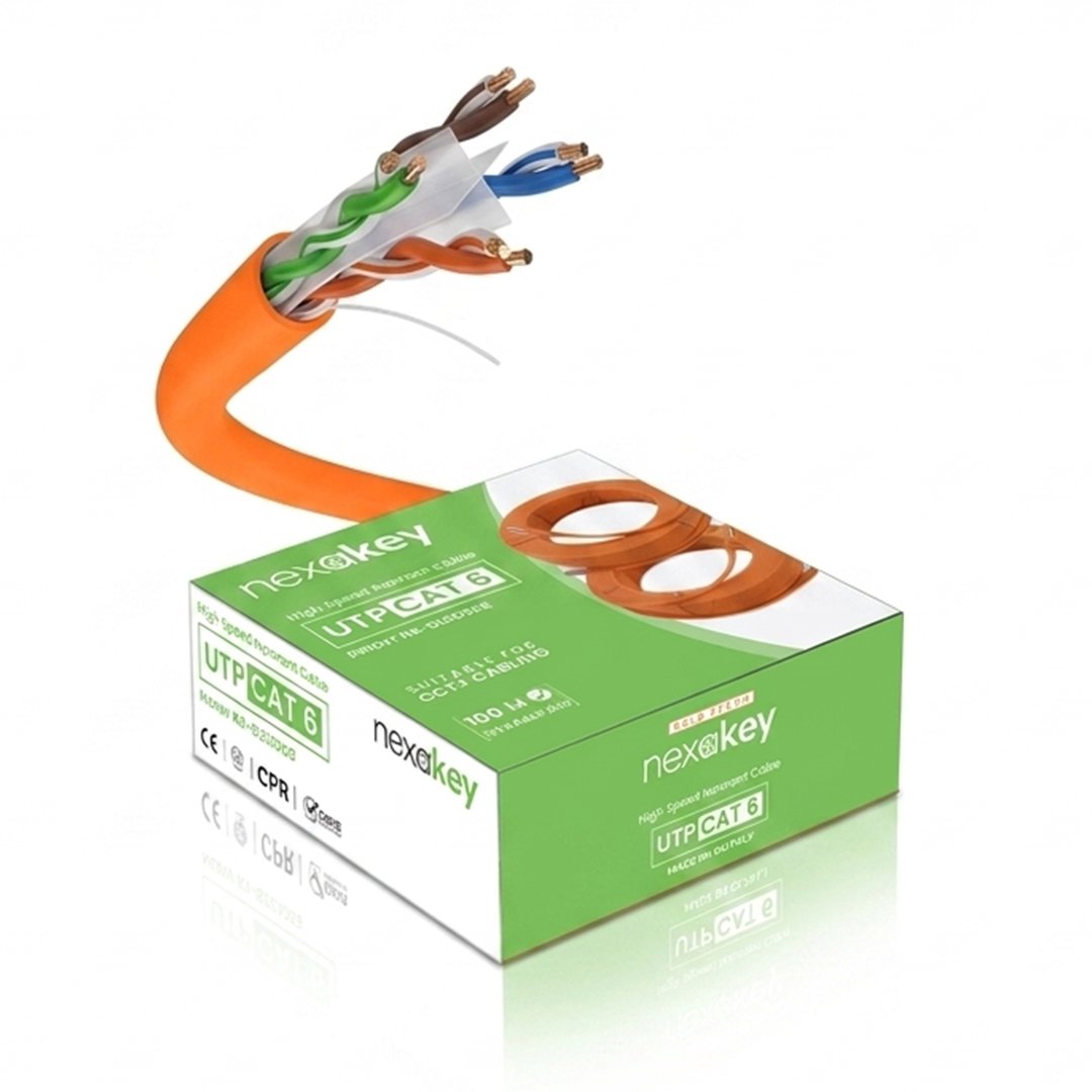 Nexakey NX-GLD56C6 Cat6 UTP Ca...