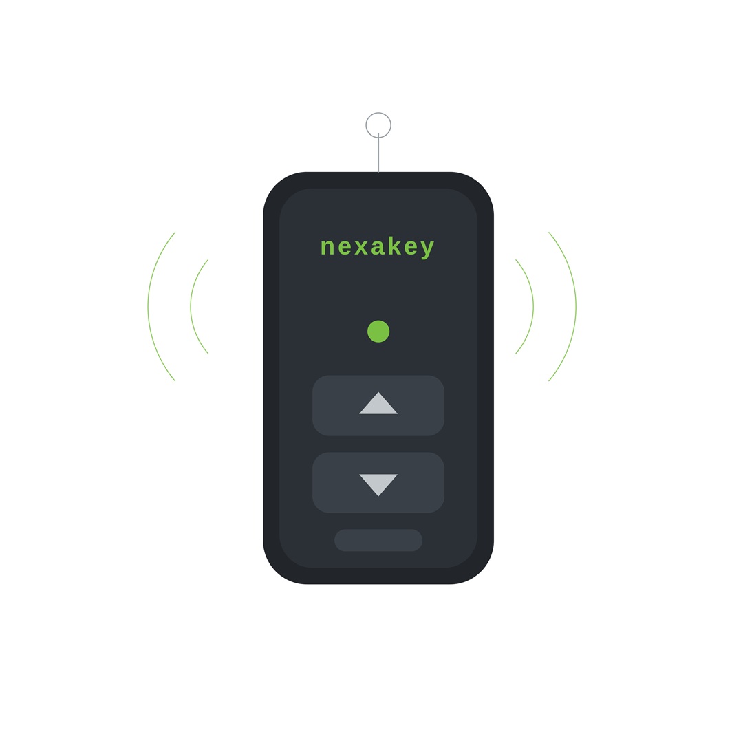 Nexakey NX-RC320 remote control for NEXA GATE boom barriers