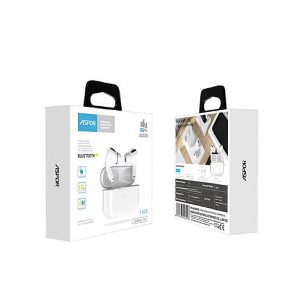 Aspor Airbass Pro Wireless Touchscreen Bluetooth Headphones
