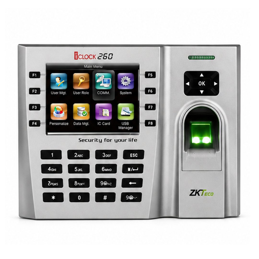 ZKTeco iClock260 Fingerprint Time Attendance Terminal
