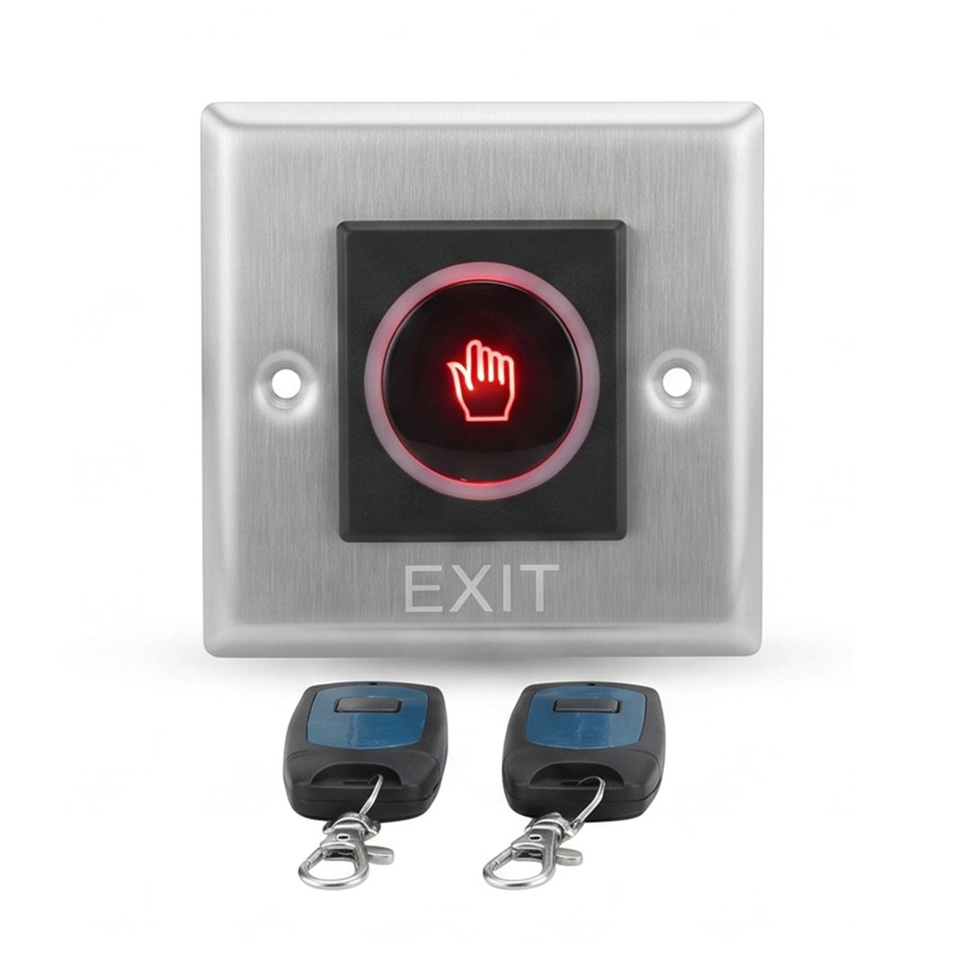 Nexakey K2RR X2 Exit Button & Remote Combo