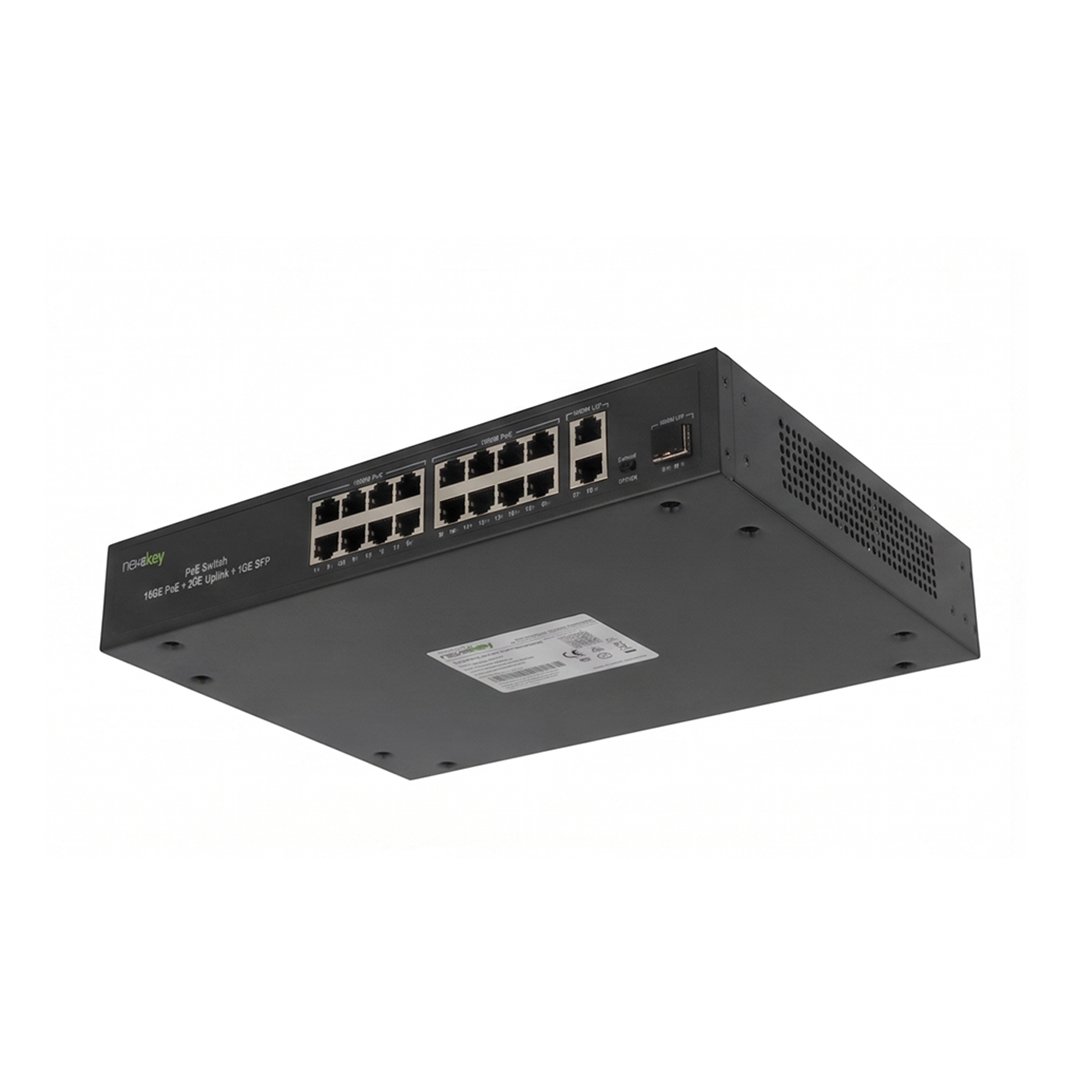 Nexakey NS-6000GS-16P2U1S 16 Port 1000M Unmanaged PoE Switch 