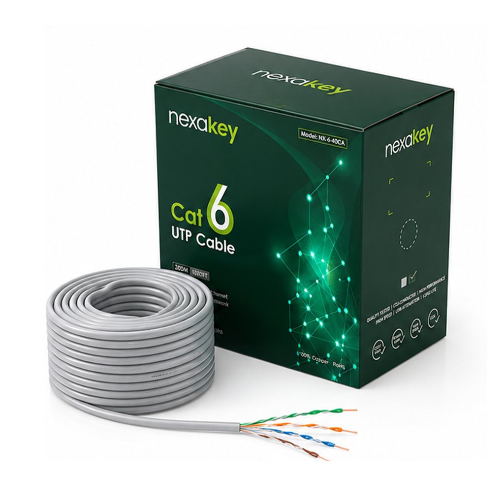 Nexakey NX-SL48C6 305m CCA UTP Network Cable