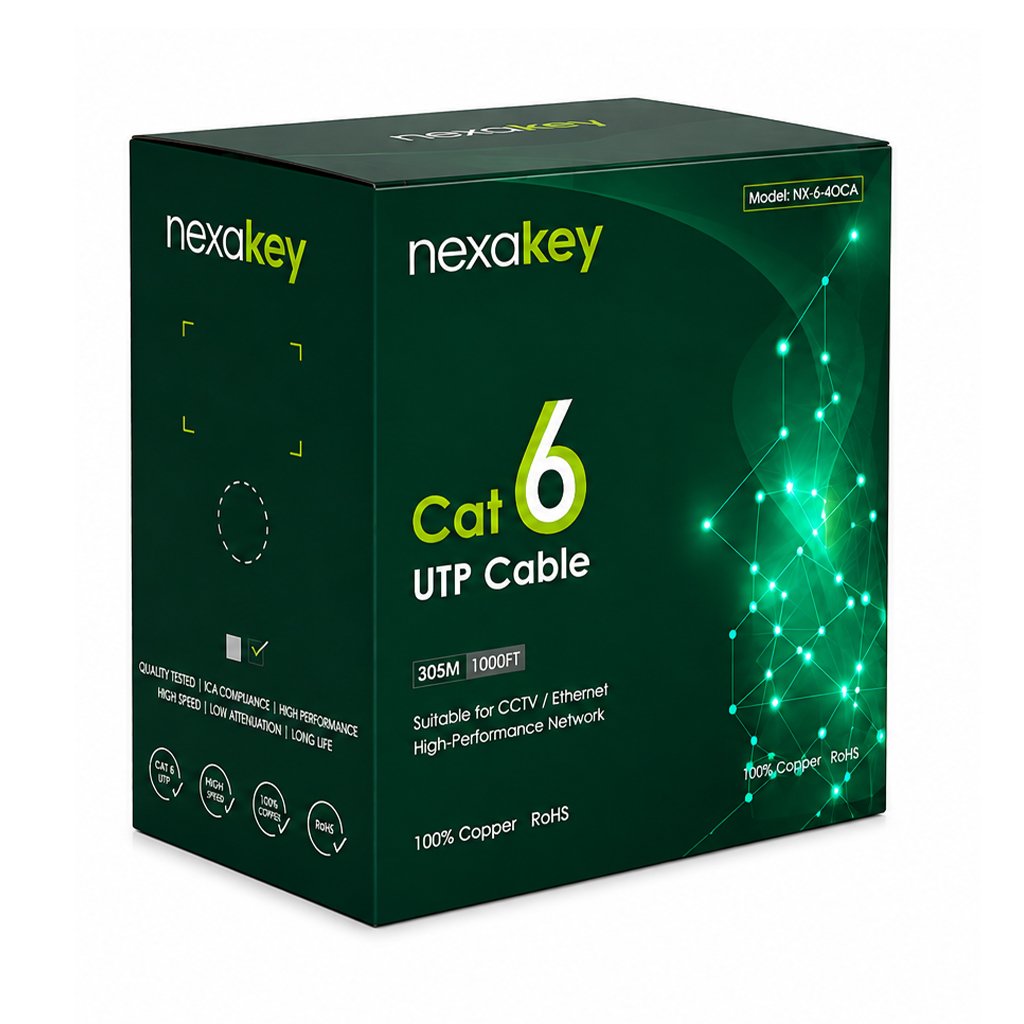 Nexakey NX-SL48C6 305m CCA UTP Network Cable