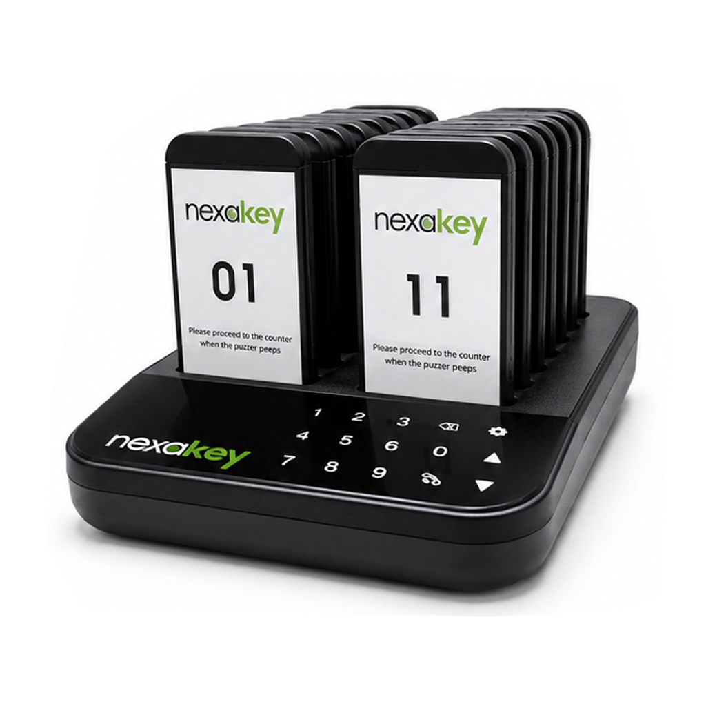 Nexakey NX-P20 20 Pager Wireless Restaurant Calling System