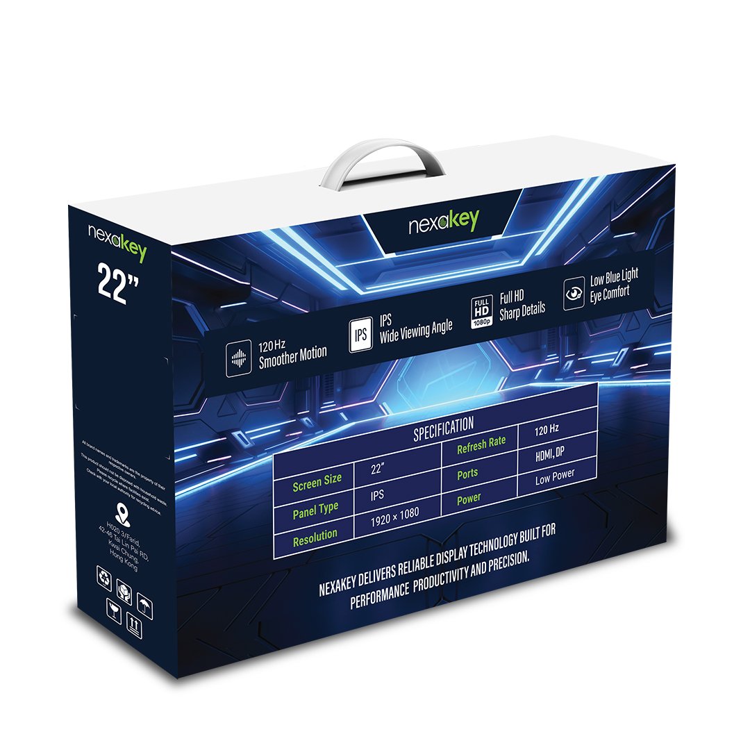 NEXAKEY NX22FHDFI 22 Inch Full HD LED Monitor