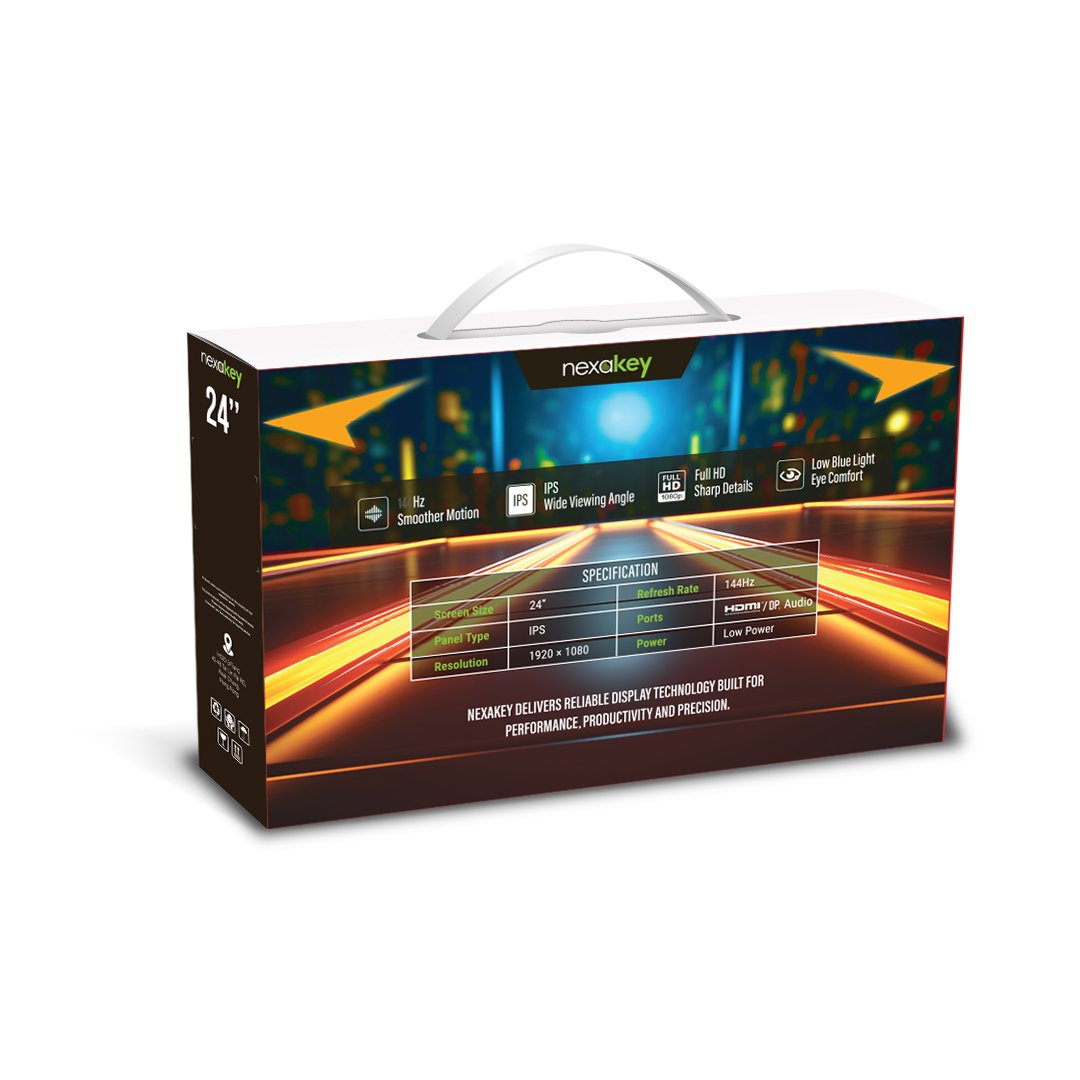 NEXAKEY NX24DFI 24 Inch Full HD LED Monitor