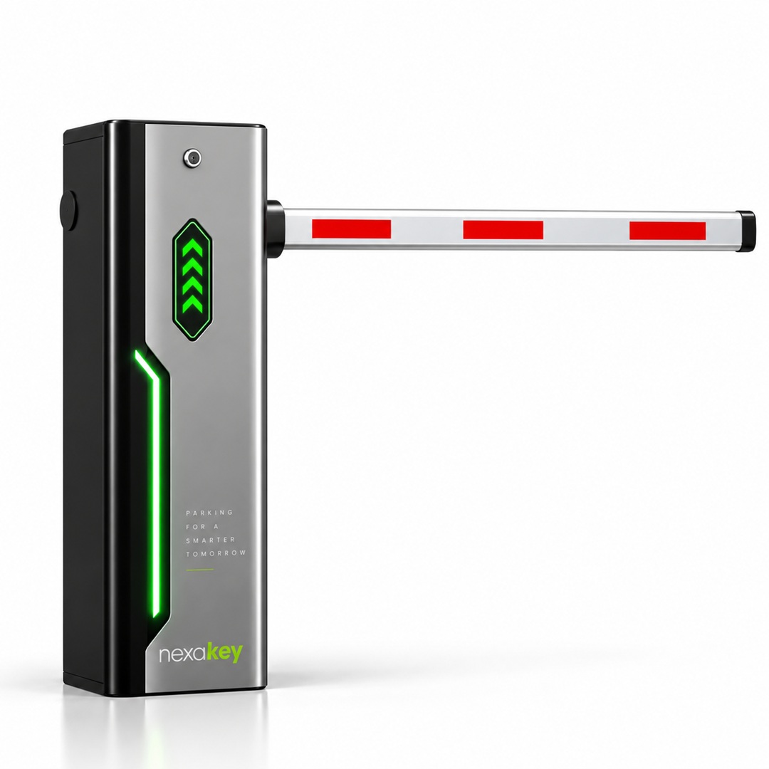 Nexakey NX-BR360-T boom barrier with 6 m telescopic arm