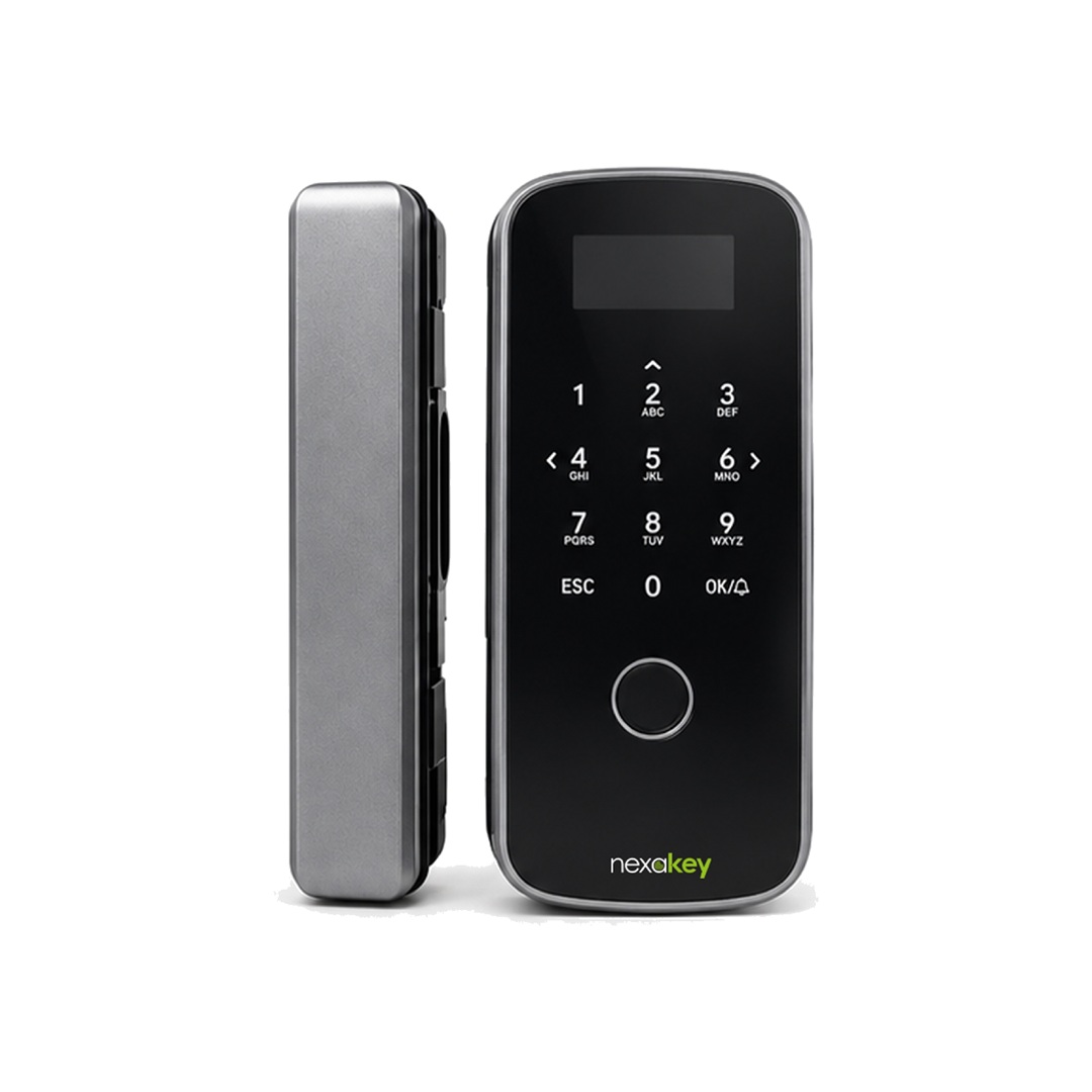 NexaKey NX-GL5100 Fingerprint Glass Door Smart Lock 